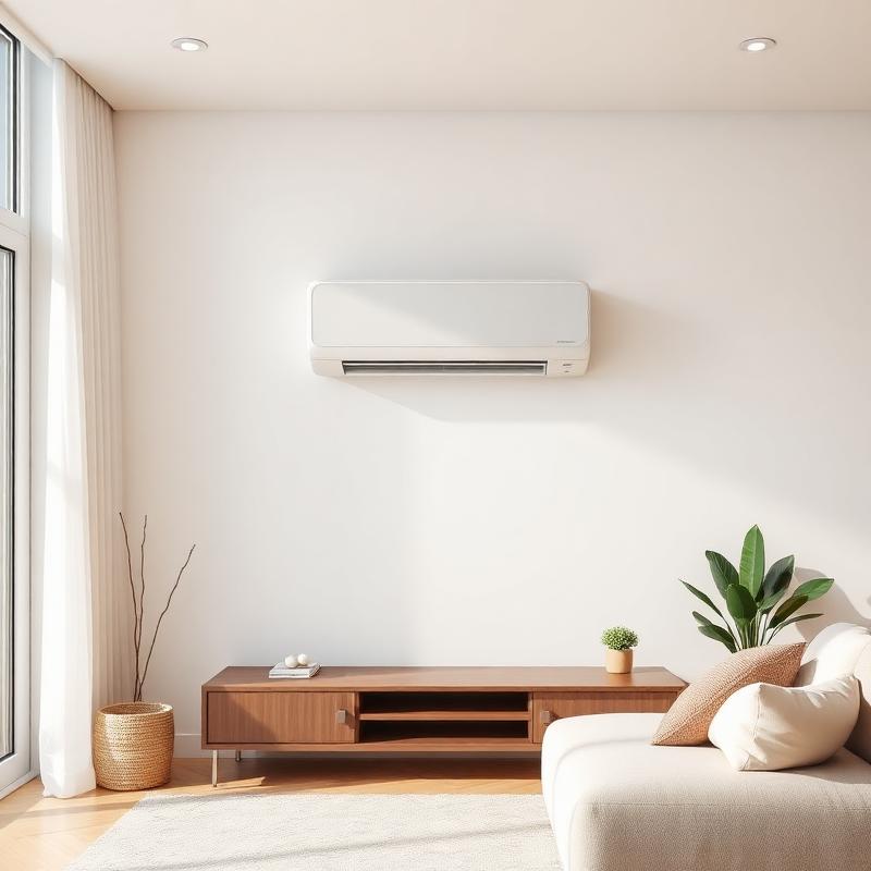 Air conditioning in a living room