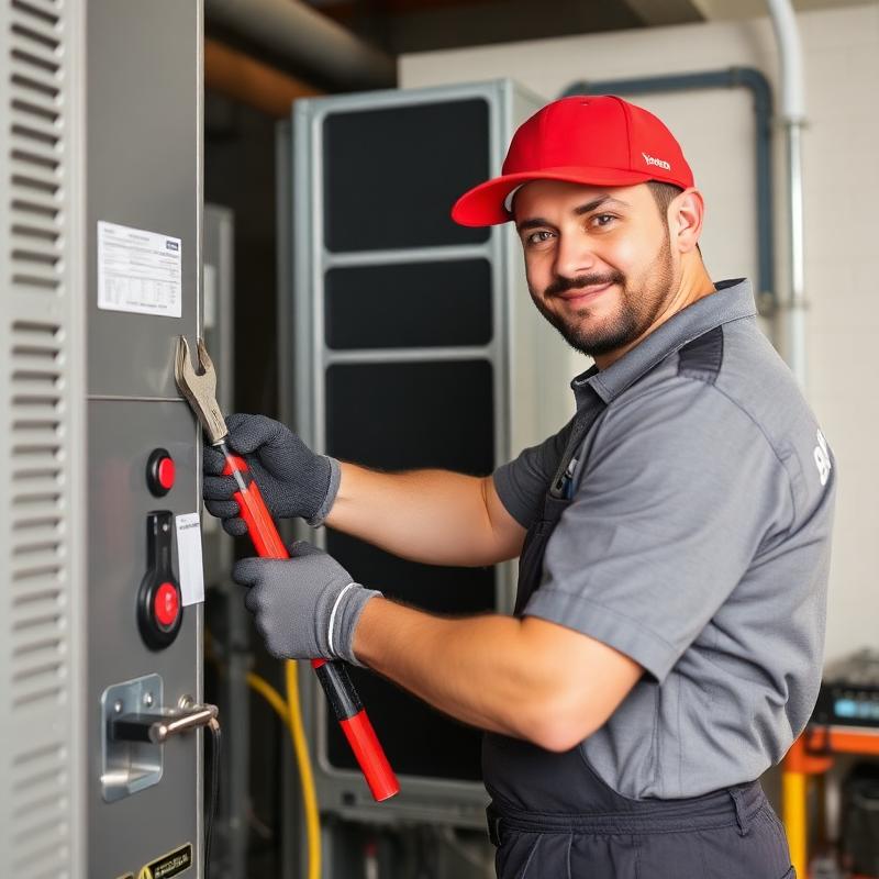 HVAC service technician